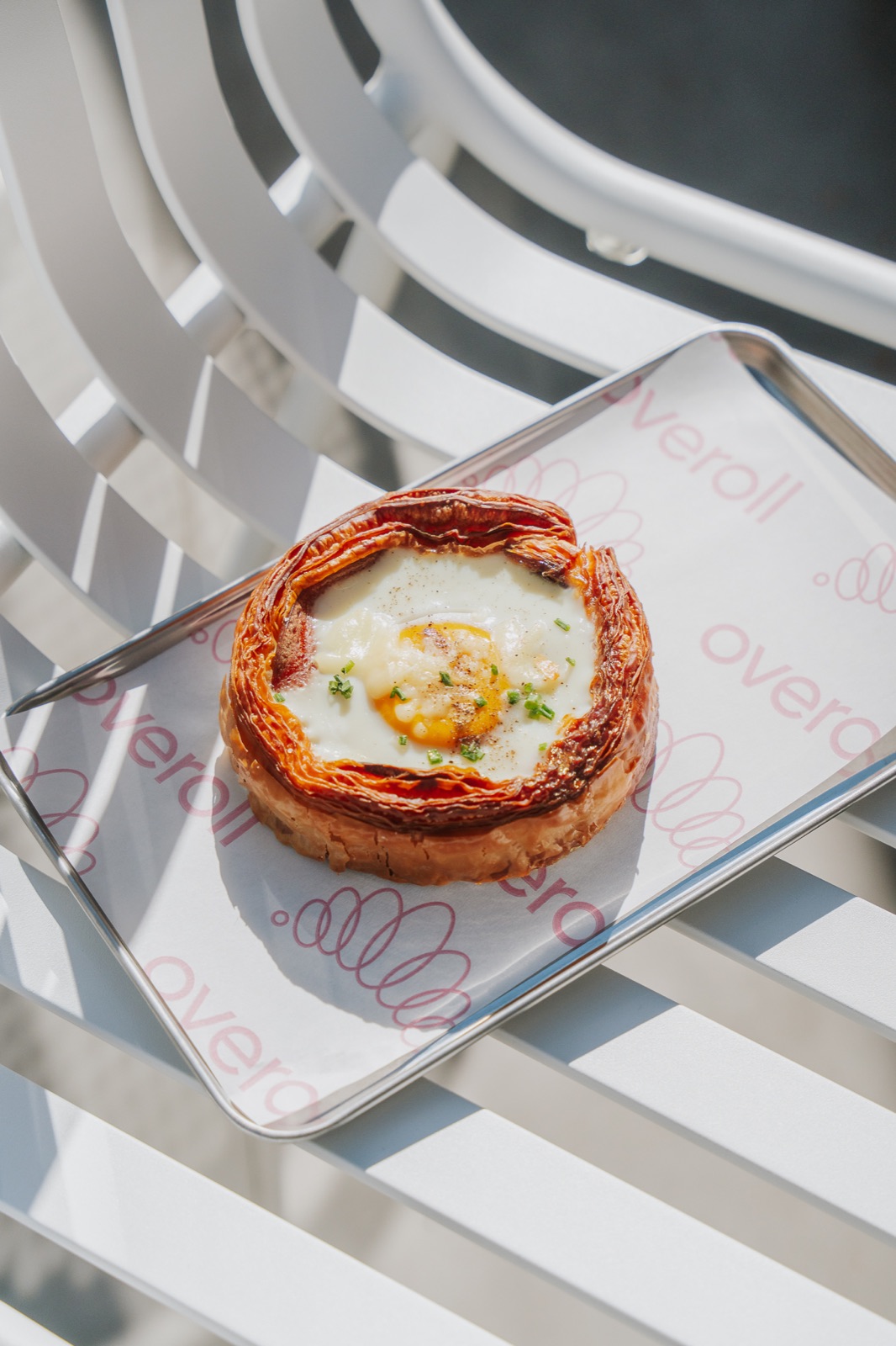 Αλμυρό pastry Overoll με αυγό
